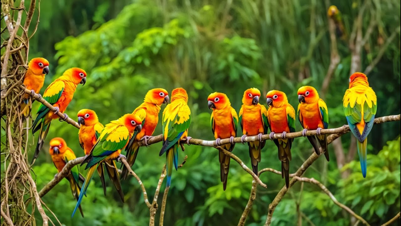 Relaxing Bird Visuals with Healing Piano | Stress Relief and Inner Balance