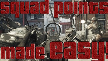 Call of Duty: Ghosts Tips And Tricks (EP2): How To Get Squad Points EASILY!