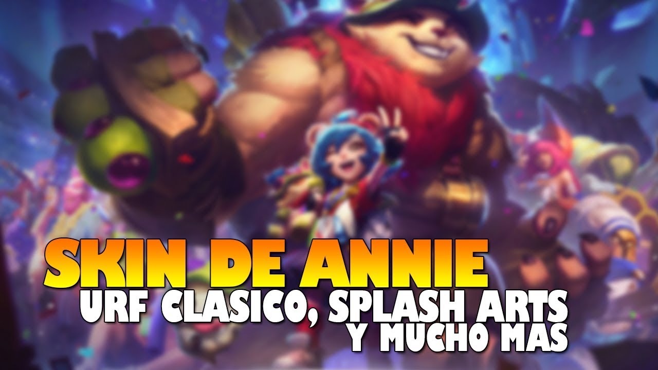 NoticiasLOL | URF Clásico, SKIN de ANNIE, Splash CON MARCOS ESPECIALES y Mucho más!! | LOL
