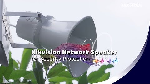 Hikvision Network Speaker for Security Protection
