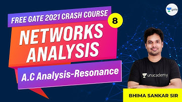 Network Analysis | A.C Analysis - Resonance | Lec 8 | GATE 2021 Crash Course