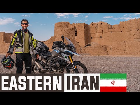 700km Ride through Historical Eastern Iran Ep. 47 | Motorcycle Tour Germany to Pakistan BMW G310GS