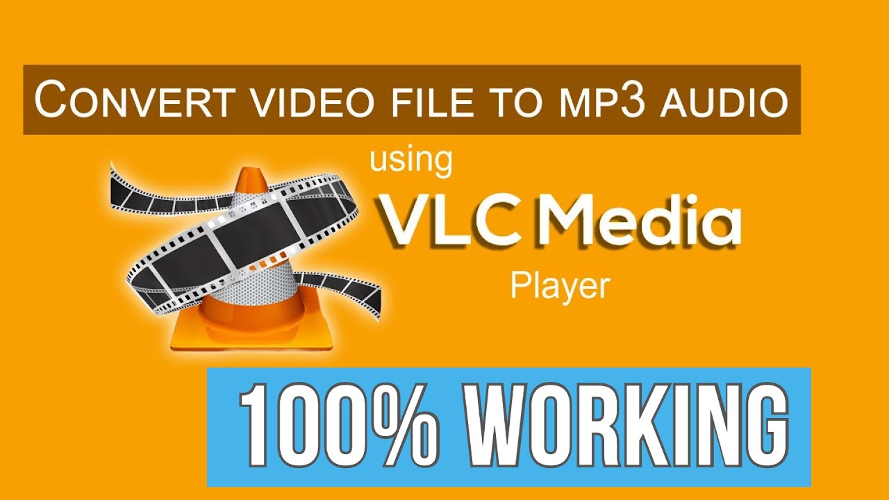 How To Convert MP4 to MP3 with VLC Media Player  convert video to audio using vlc