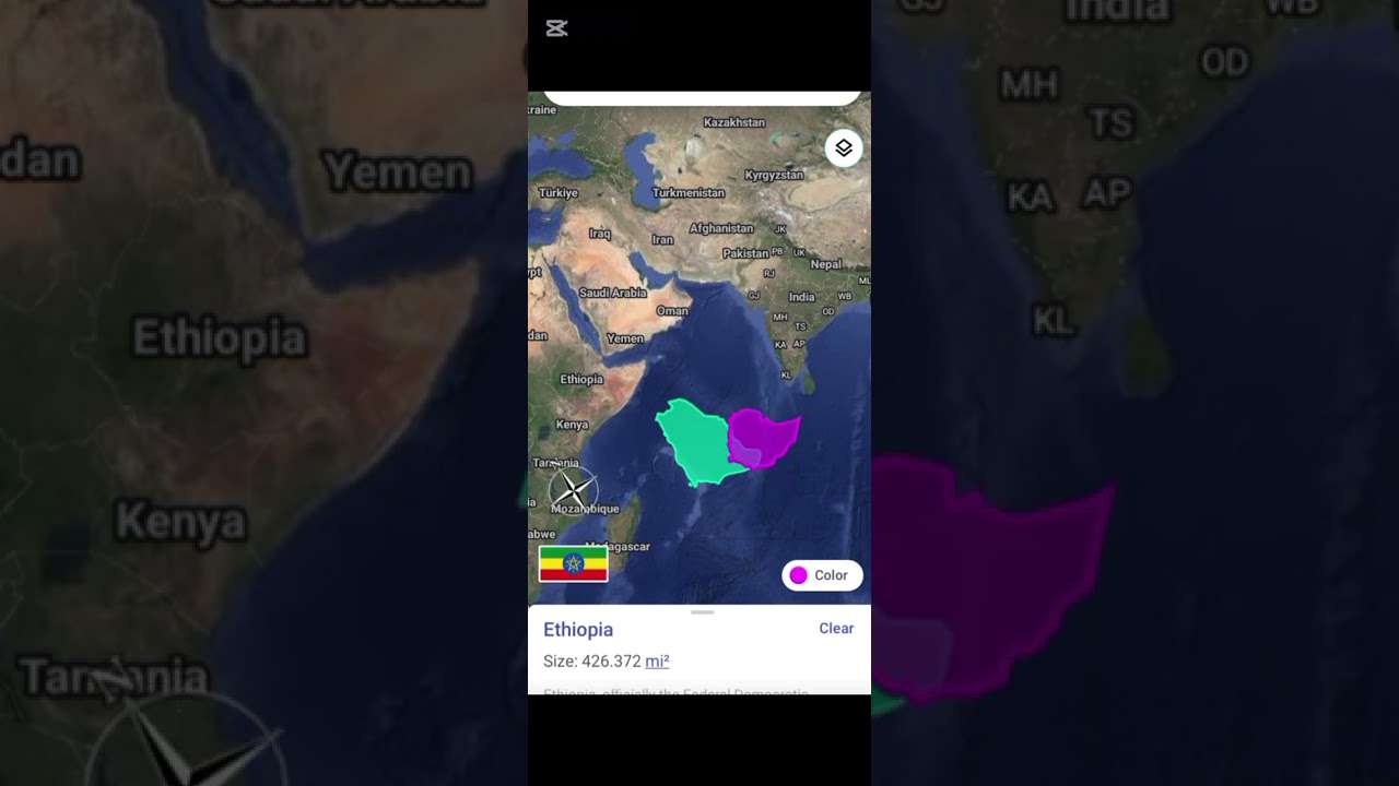 🇸🇦 Saudi Arabia Vs 🇪🇹 Ethiopia | Map Comparison | Geo Facts 