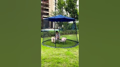 Patio umbrella mosquito net 🥅🦟 #amazon #mosquitonets #net