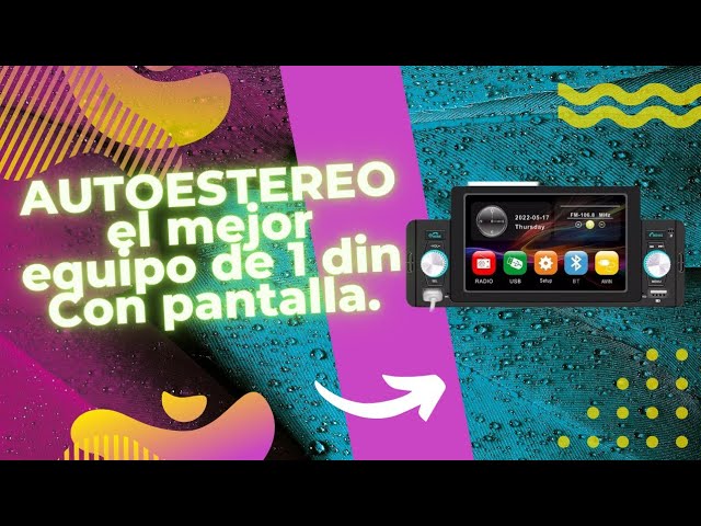  Pantalla táctil de un solo DIN para coche, estéreo inalámbrico  CarPlay, Android Auto, 6.9 pulgadas, radio de coche Android con navegación  GPS, Bluetooth, WiFi, receptor de audio FM, reproductor : Electrónica