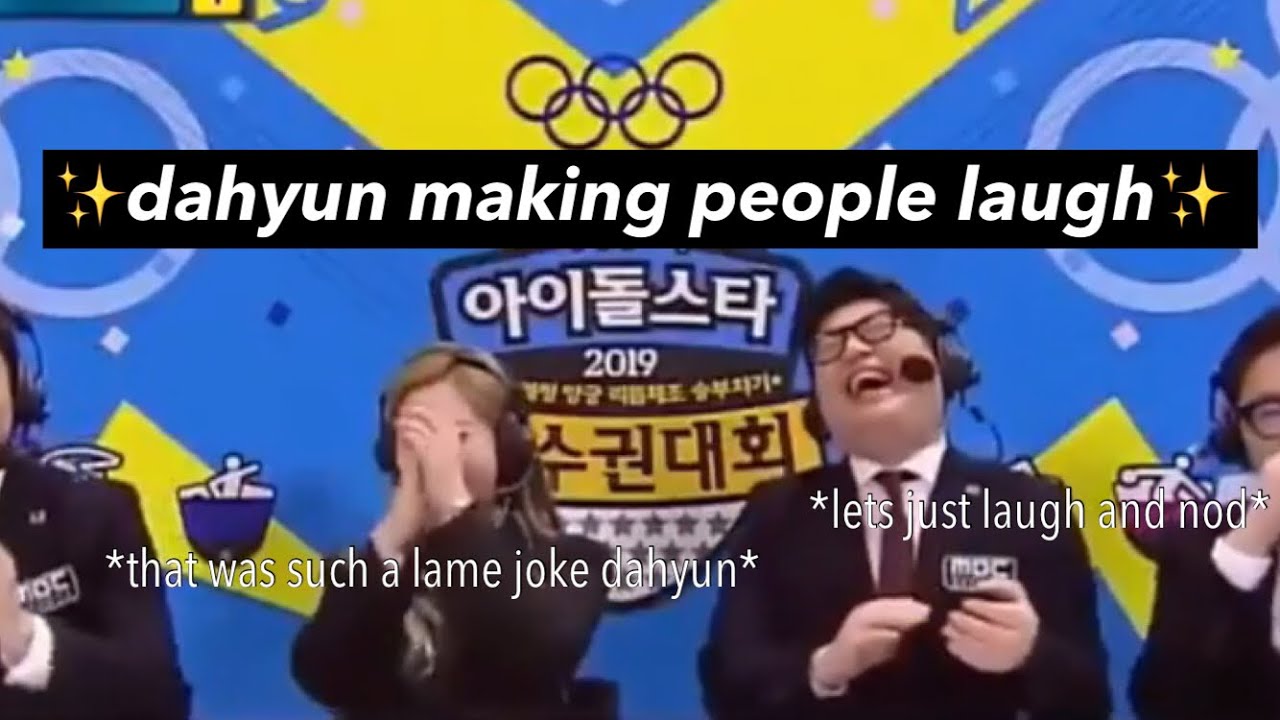 twice dahyun bringing laughs to everyone (idols react to dahyun)