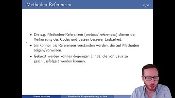 Java - Methoden-Referenzen (Funktionale Programmierung Teil 6/10)