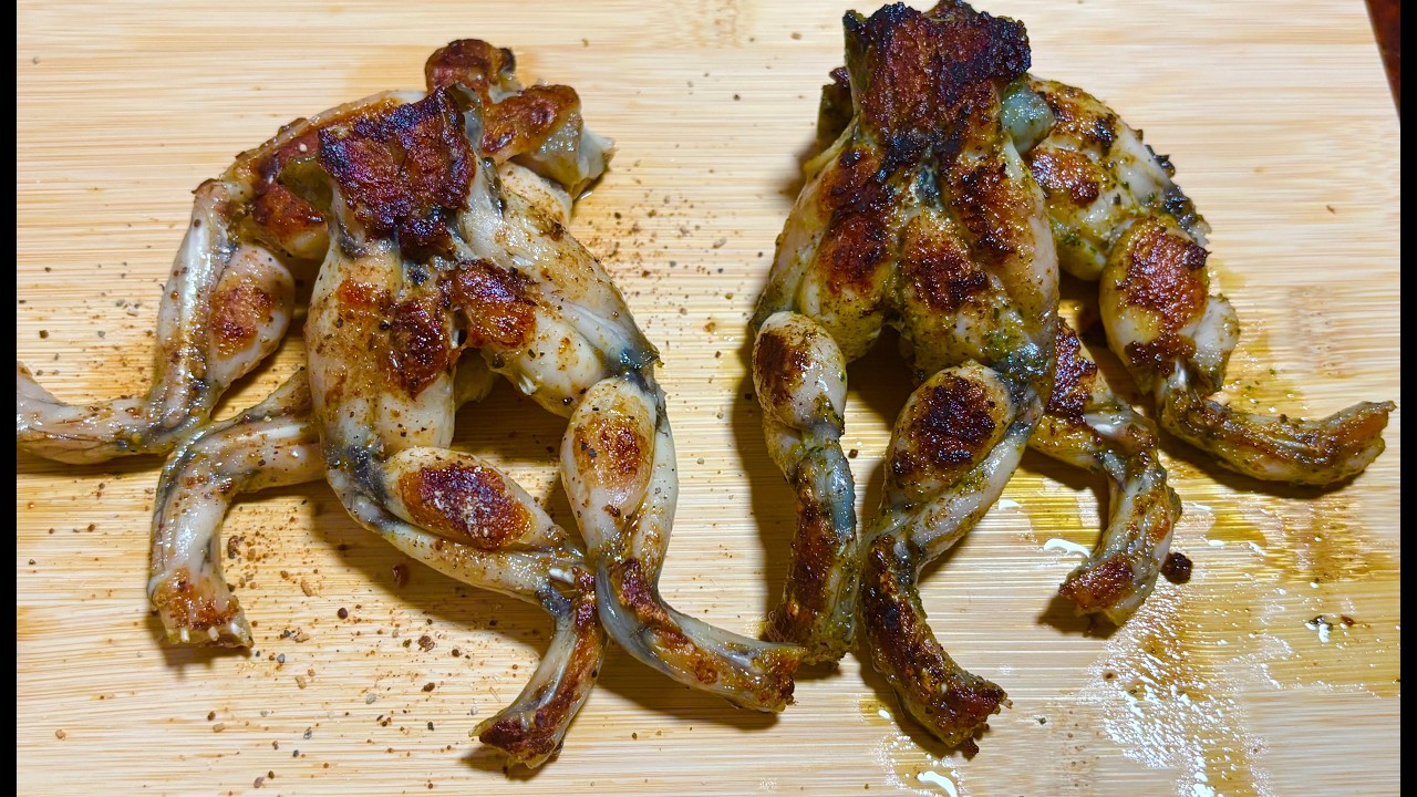 閲覧注意】カエル肉が届いたから美味しく調理してみた【よぴろ