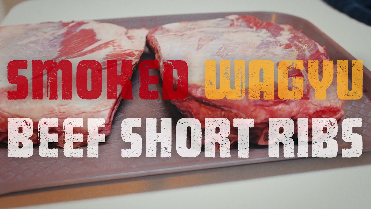 Smoked Wet and Dry-Aged Wagyu Beef Short Ribs with Meat Church Holy Gospel and Holy Voodoo