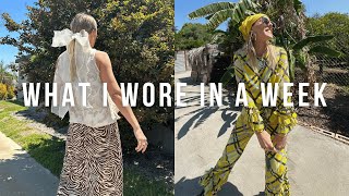 WHAT I WORE IN A WEEK/ 5 SUMMER OUTFITS