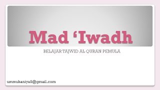 Mad 'iwadh dan contohnya - belajar ...