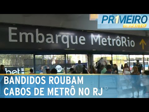 Video rj-bandidos-roubam-cabos-de-subestacao-de-energia-do-metro-primeiro-impacto-14-05-24