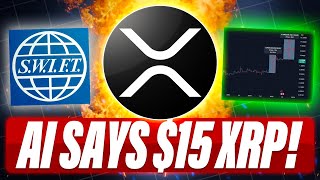 AI SAYS XRP WILL HIT $15 IN 2025 - SWIFT CANNOT COMPETE WITH RIPPLE - CRYPTO SCAMS TAXES & SEIZURES