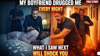 My boyfriend drugged me every night. One day, I pretended to swallow the pills—what I saw next was..