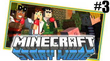 Minecraft Story Mode | Episode 1: Part 3 - "Lucas you Jerk" (Minecraft Roleplay Game) Ep 1