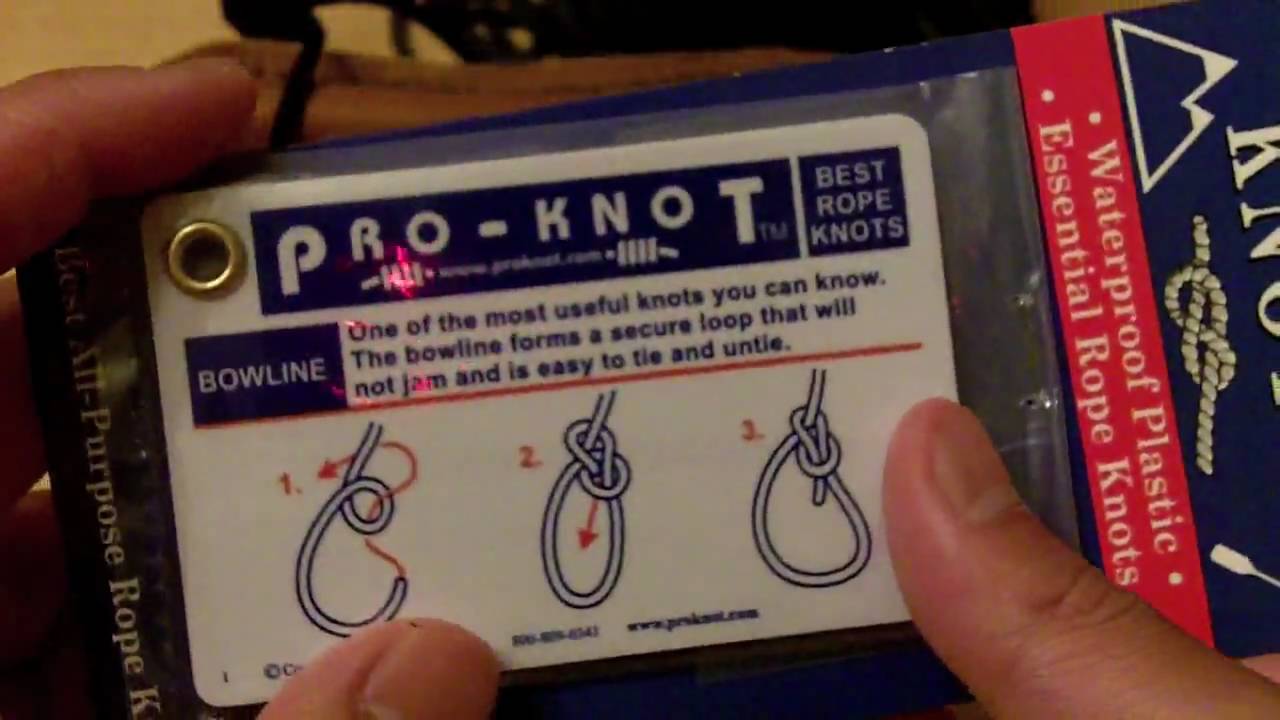 Pro-Knot Outdoor Knots! Card Review 
