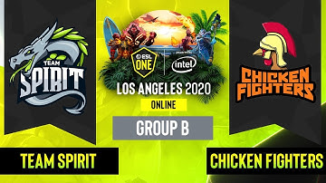 Dota2 - Team Spirit vs. Chicken Fighters - Game 2 - Group B - EU/CIS - ESL One Los Angeles