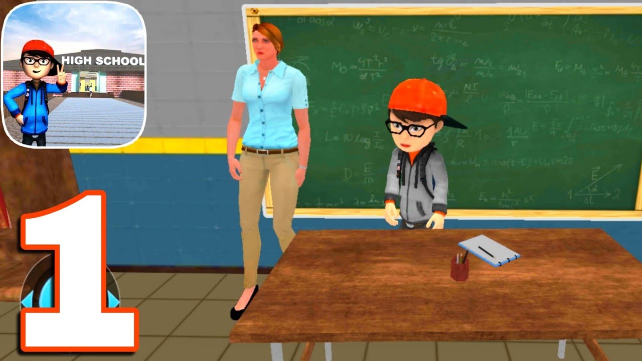 virtual High School Simulator - School Game 3D Gameplay Walkthrough Part 1 || Level 1 to 5 ||