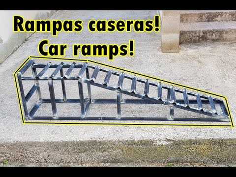 RAMPAS DE COCHE CASERAS! // HOMEMADE CAR RAMPS (LIFT) 