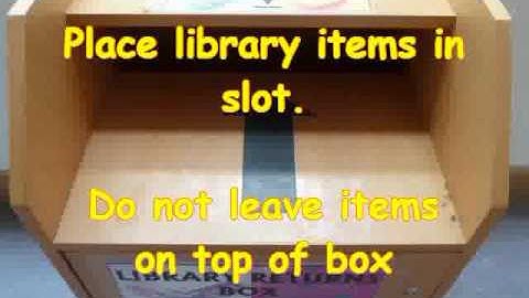 IADT Library Tutorial: How to Return Items to IADT Library