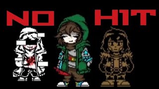 No hit InkShift Chara [FIRST EVER!] (last attack 1 hit) | Undertale fangame