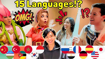 Priceless! NO ONE Expected Me to Speak 15 Languages!