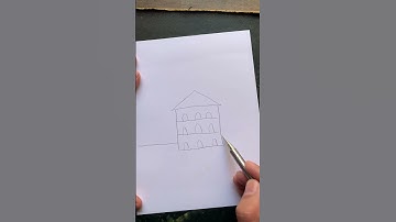 Vẽ Ngôi Trường Của Em #shorts