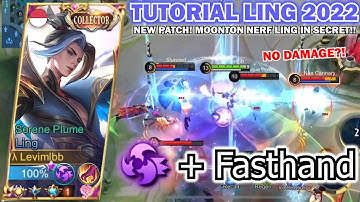 TUTORIAL LING 2022 NEW PATCH LING DI NERF OLEH MOONTON SECARA DIAM DIAM?! - Mobile Legends