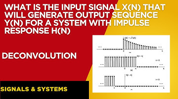 deconvolution in signals and systems