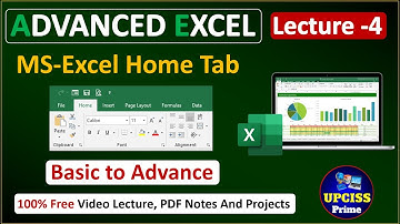 MS Excel Complete Home Tab Tutorial All Options | Excel Tutorial for Beginners in Hindi | Lecture 4