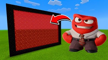 How to Make A Portal To The INSIDE OUT 2 ANGRY Dimension in Minecraft!