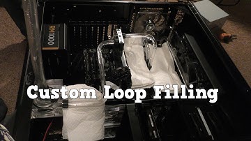 How to fill - Filling Custom Liquid Cooling Loop + Mayhems Dye water cooled pc water cooling