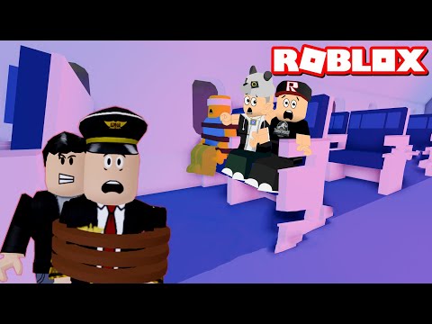 Canavarlı Uçak Bölüm 3! Bu Sefer Pilotu Kaçırdı!! - Panda ile Roblox Airplane 3