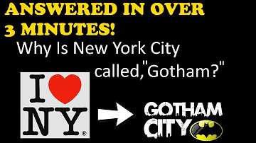 Is Gotham a real city in New York?