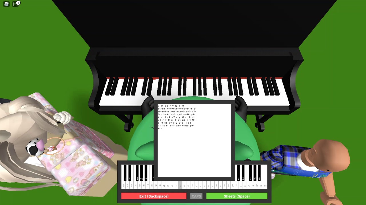 virtual piano sheets