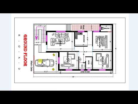 1550 sq  ft  3BHK HOUSE  PLAN  WITH CAR  PARKING  YouTube