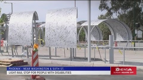 New Phoenix light-rail stop a model for people with disabilities