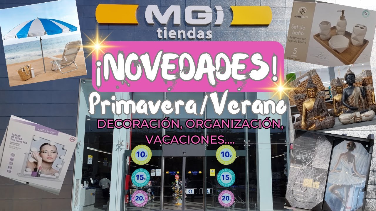 ✨Tiendas MGI. 💣💣¡Novedades primavera/verano en decoración, organización, vacaciones......🏖🏖