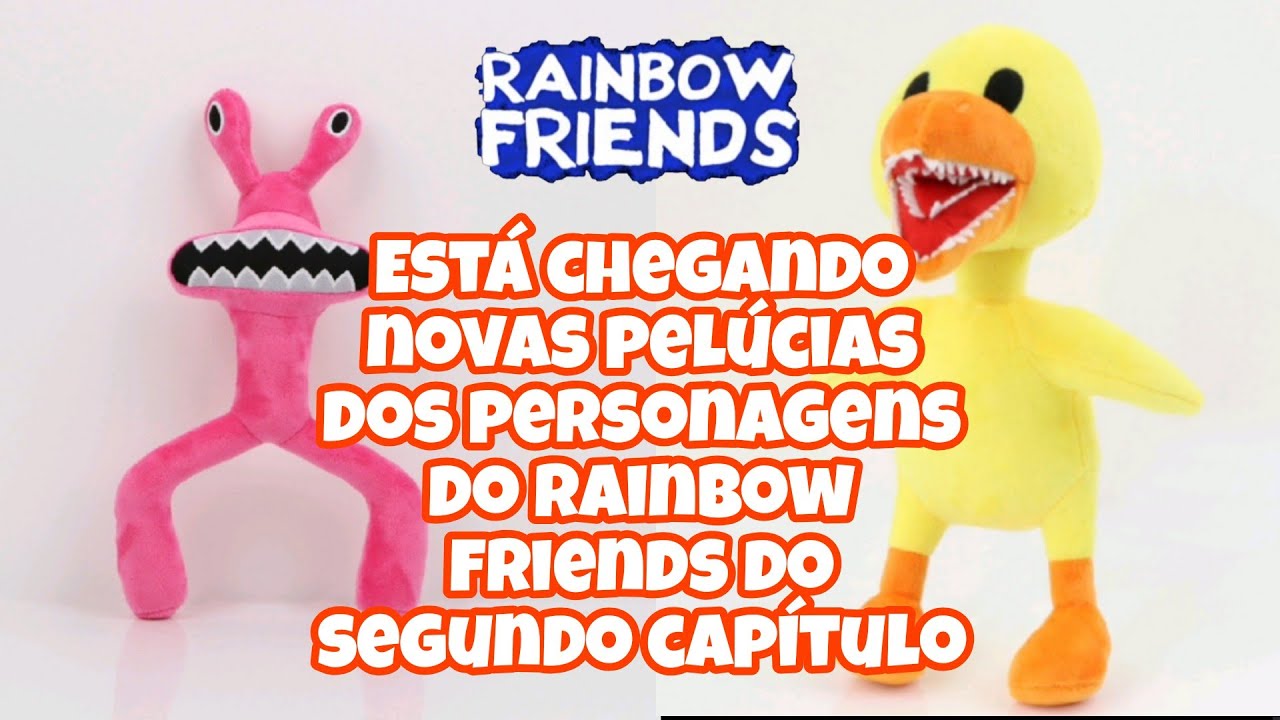 Pelucia Pato yellow Rainbow friends Pronta Entrega