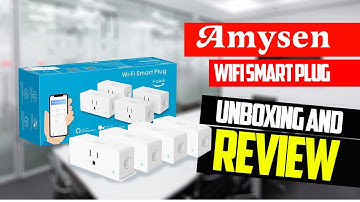 Amysen 4 Pack Wifi Smart Plug Setup And Review | AMAZON ALEXA & GOOGLE HOME COMPATIBLE!!