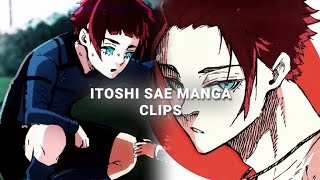 Itoshi sae manga animation || free clips for edits || bluelock