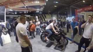 Ariel and Triumph  at MOTORCYCLE LIVE show 2014 UK