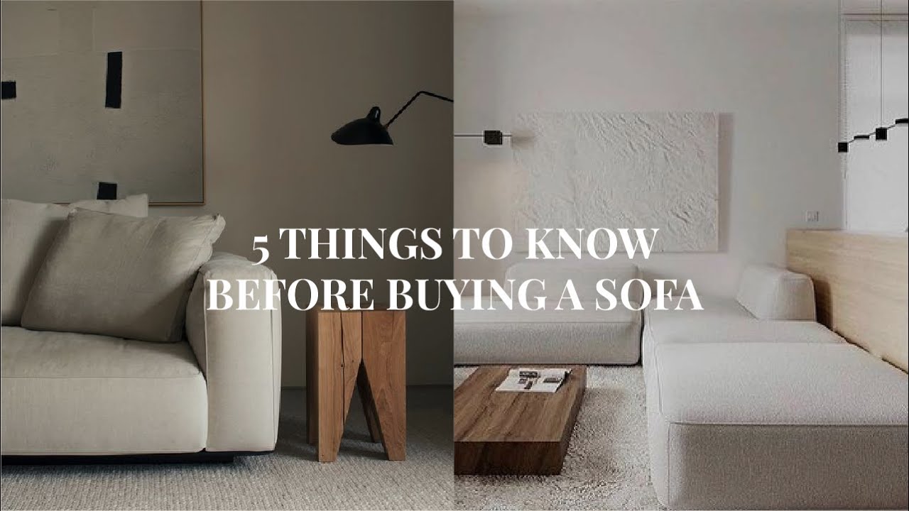 5 Things You Should Know Before Buying Your Sofa | Minimalist Home Furniture | HDB Renovation Tips