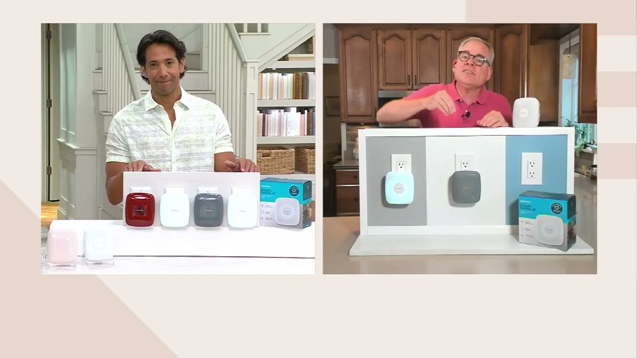HoMedics TotalClean Set of 2 Wall Outlet UVC Air Purifiers on QVC