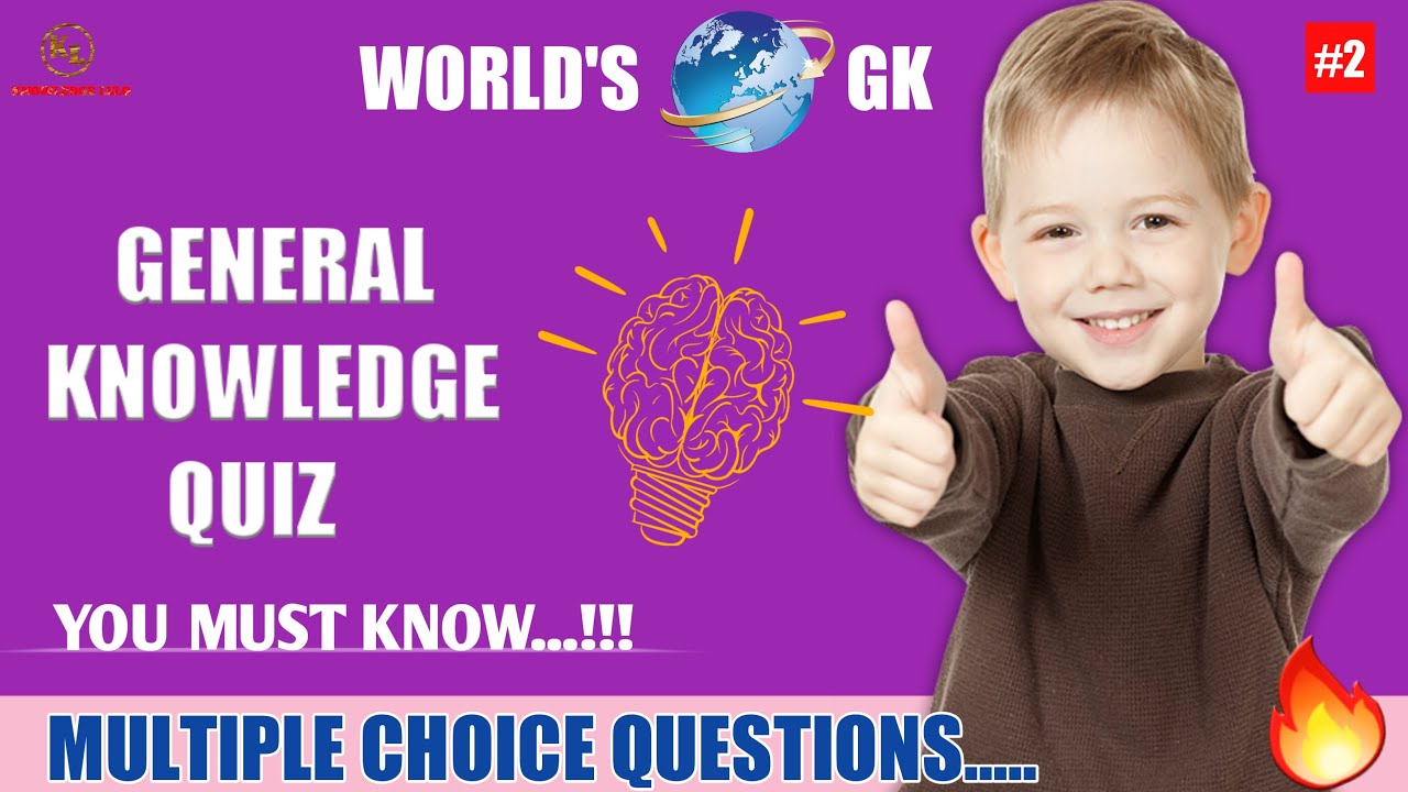 🌍 General knowledge quiz World's gk (MCQ) 2 educational video