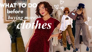 what do do before buying more clothes 💌🛍 (how to actually wear what’s in your closet)