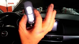2013-2017 mazda cx-5 - how to start vehicle with a dead key fob battery