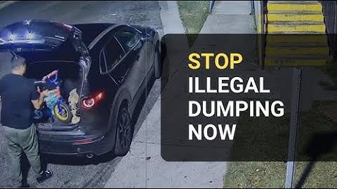 Stop Illegal Dumping with Live Remote Guarding