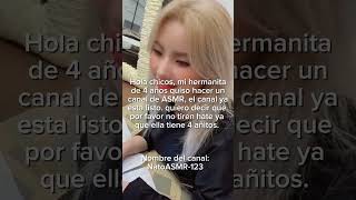 por favor apoyenla🙏🙏🙏 || @NatoASMR-123, #idle #kpop #ASMR #newaccount #fypシ #nosequemasponeraqui